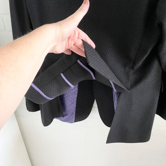 Ted Baker Men’s Blazer Endurance Terrance SPJ Wool Cashmere Tweed Black 46R - Picture 9 of 12